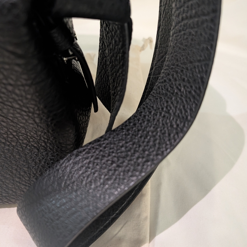 Acne Studios Musubi Mini Black Textured Leather Shoulder Bag New Without Tags - Picture 16 of 16